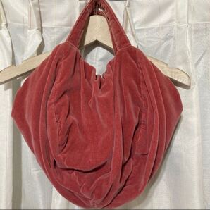 ハンドバッグ 赤 レッド 手提げ鞄 cache cache 変形的 個性的