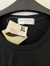 ジョルダーノ　メンズ 長袖Tシャツ　サイズXL 新品未使用 自宅保管　黒　その7_画像3