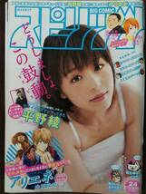 週刊ビッグコミックスピリッツ 2012年No.24 グラビア切り抜き 平野綾 ピンナップ付き_画像1