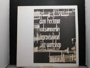 Don Heckman - Ed. Summerlin Improvisational Jazz Workshop - S/T AVANT