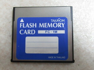 $ same etc. goods several possible guarantee have taka com TAKACOM FLASH MEMORY CARD FC-1M
