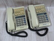 Ω ZZ1 10276♪ 保証有 Panasonic VB-5211D パナソニック 5外線用標準形電話機 2台セット・祝10000!取引突破!!_画像1