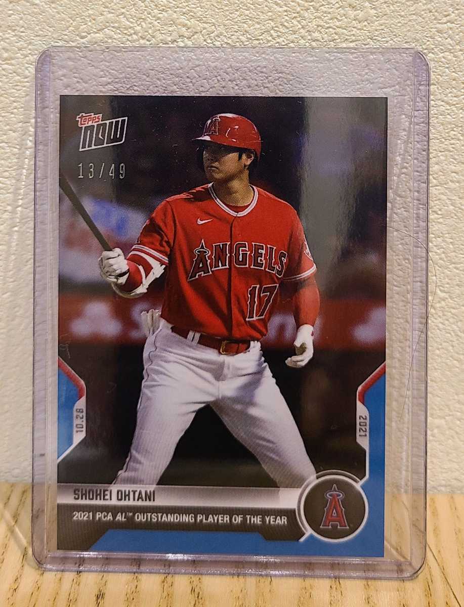 本物保証! 大谷翔平 2021 Topps Now 604 鑑定品 PSA 10 カード