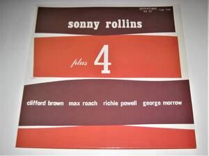 ★名盤！SONNY　ROLLINS　PLUS　４／clifford brown　max roachi　richie powell　george morrow　■プレスティッジ■ 録音:VAN　GELDER　