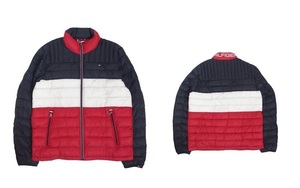 jk-158AN296-S Tommy Hilfiger トミー ヒルフィガー 中綿ジャケット ダウン アウター トリコロールカラー S