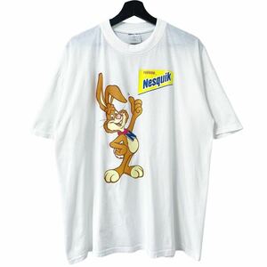 ■激レア■90s Nestl Nesquik 企業 アート ポケT Tシャツ XL ネスレ ネスクイック ココア チョコレート USA製 ビンテージ