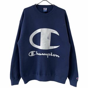 ■激レア■90s USA製 CHAMPION ATHLETIC APPAREL デカ目 L チャンピオン アスレチックアパレル REVERSE WEAVE リバースウィーブ ビンテージ