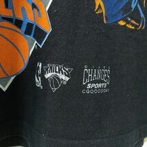 ■激レア■90s USA製 NEW YORK KNICKS Tシャツ XL ニューヨーク ニックス NBA バスケ ビンテージ_画像4