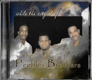 激レア THE PEEBLES BROTHERS - WHILE THE CITY SLEEPS '06 (Prod. SPANKY WILLIAMS ex. MEN OF VIZION) インディ 隠れ良盤 GOSPEL/SOUL