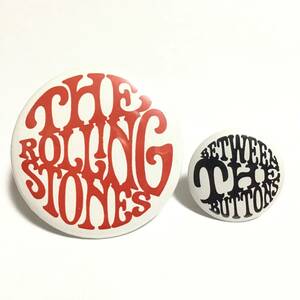缶バッジ2個セット The Rolling Stones Between The Buttons ローリングストーンズ Keith Richards