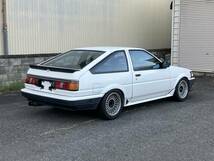 AE86 レビン 3ドア 20バルブエンジンターボ仕様 アルテッツァ6速ミッション 走行距離8万キロ台 フル内装 書類あり ハチロク 頭文字D AE111_画像2