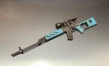 nemuring 1/6 AK-47 SVD風 スナイパーカスタム スナイパーライフル ドール用武器 ホットトイズ_画像3