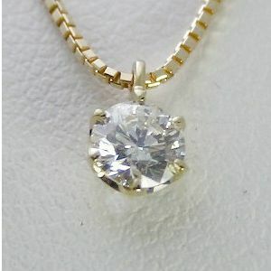 ダイヤモンド ネックレス 一粒 本物 ゴールド 0.2カラット 鑑定書付 0.23ct D IF 3EXカット GIA 通販