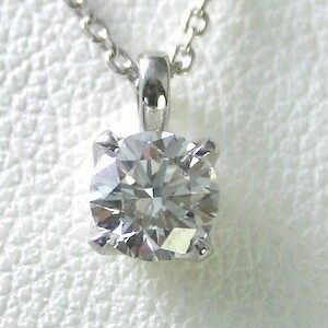 ダイヤモンド ネックレス 一粒 新品 プラチナ 0.2カラット 鑑定書付 0.23ct Hカラー VVS2クラス 3EXカット GIA 通販