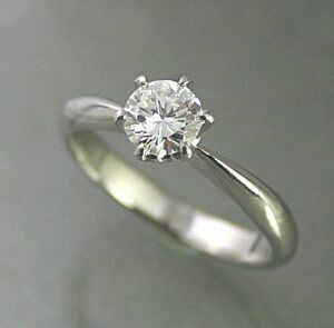 婚約指輪 安い プロポーズ用 ダイヤモンド 0.5カラット プラチナ 鑑定書付 0.508ct Ｉカラー SI1クラス 3EXカット H&C AGT