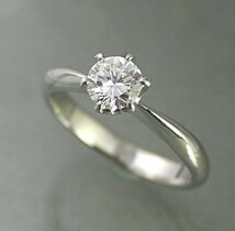 婚約指輪 プロポーズ用 エンゲージリング ダイヤモンド 0.2カラット プラチナ 鑑定書付 0.229ct Dカラー SI1クラス 3EXカット H&C CGL_画像1
