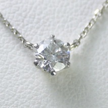 ダイヤモンド ネックレス プラチナ 一粒 0.5ct 鑑定書付 0.50ctup Eカラー VVSクラス 3EXカット H&C CGL_画像1