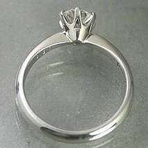 婚約指輪 安い プラチナ ダイヤモンド リング 0.2カラット 鑑定書付 0.245ct Gカラー SI1クラス 3EXカット H&C CGL_画像2