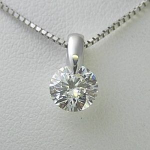 ダイヤモンド ネックレス 一粒 本物 プラチナ 0.2カラット 鑑定書付 0.23ct D IF 3EXカット GIA 通販