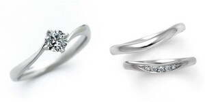 婚約指輪 安い 結婚指輪 セットリング ダイヤモンド プラチナ 0.7カラット 鑑定書付 0.707ct Hカラー VS2クラス 3EXカット H&C CGL
