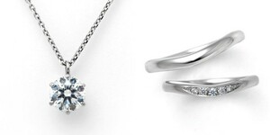 ダイヤモンド ネックレス 婚約 結婚指輪 3セット 安い プラチナ 0.2カラット 鑑定書付 0.236ct Dカラー VS1クラス 3EXカット H&C CGL
