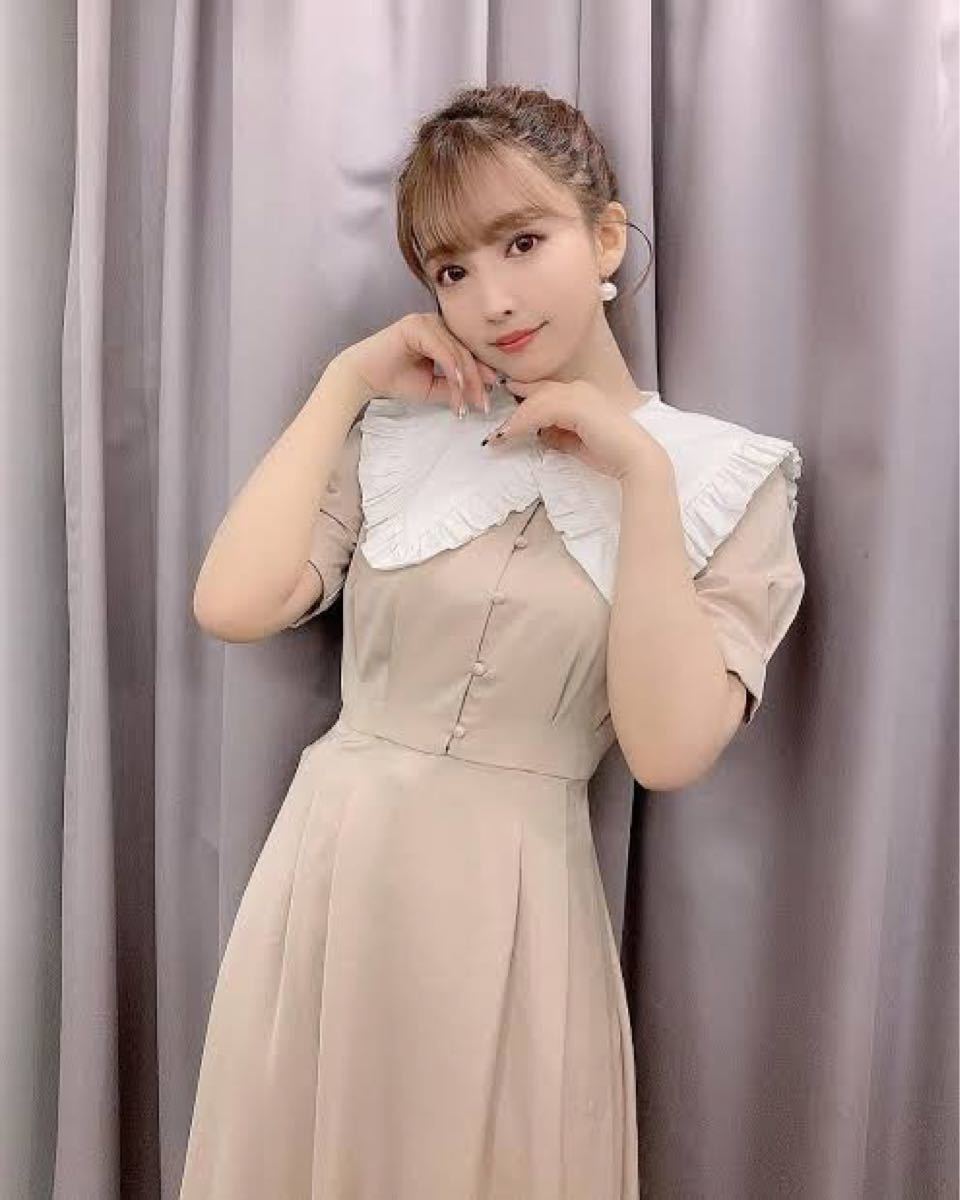 色移り有り 値下げ済!新品未使用 三上悠亜 Double Ruffle Dress