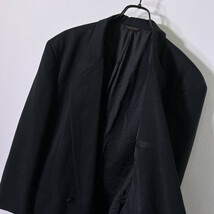 santafe サンタフェ ダブル テーラードジャケット サイズ 40 (M~L程度) /メンズ/日本製/ブレザー/黒/ブラック_画像6