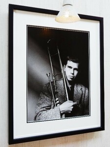 ボブ・ブルックマイヤー/1960/アート ピクチャー額装/Bob Brookmeyer/Jazz Trombone Great/レトロ ビンテージ/ジャズ・レジェンド/音楽