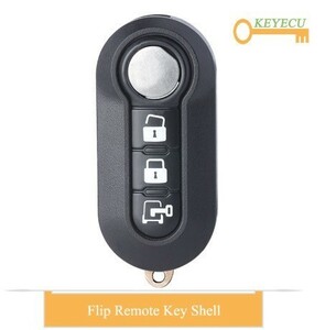 R1504:* popular *f lip remote key case Fiat 500L MPV Ducato,Citroen Jumper,Peugeot Boxer,Fob 3 button for - P/N: RX2TRF198