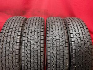 中古スタッドレス 145/80R12 80/78N 4本セット ブリヂストン W300 9分山 エブリィ キャリィ サンバー アトレー N-VAN