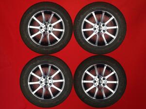 タイヤ付き中古ホイール 4本セット PLATI QC1110 15x6.5J PCD108 5穴 +40 ハブ60 195/65R15 91H ミシュラン エナジー セイバー+ tw15