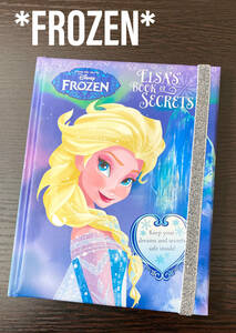 プレゼントに★ キラキラゴムベルト付き　新品　日本未発売　FROZEN Disney 英語　アナと雪の女王　絵本　ギフト　誕生日　写真　フォト