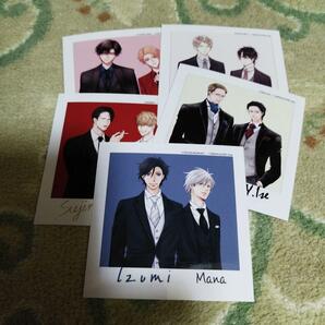 【5枚セット】drap応募全員サービス☆チェキ風ブロマイド☆上田アキ 佐倉リコ 天禅桃子 ひなこ 吉尾アキラ