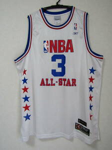 激レア！ NBA 2003 ALL-STAR オールスター IVERSON #3 アレン・アイバーソン reebok リーボック ユニフォーム 当時物 バスケ タンクトップ