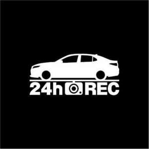 【ドラレコ】トヨタ カムリ【70系】後期型 24時間 録画中 ステッカー