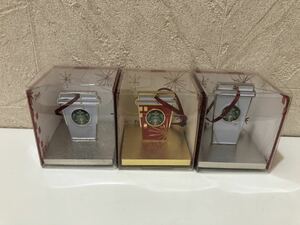 新品　STARBUCKS スターバックス　クリスマス　ツリー　オーナメント　スタンプ　3種 スタバ　クリスマスツリー クリスマスカード