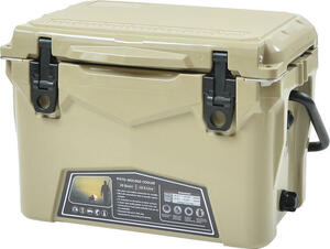 【5年保証/驚きの保冷力！】★ICE AGE coolers（アイスエイジ）クーラーボックス/タン 75QT（容量：70.9L）★アウトドアでの必需品♪