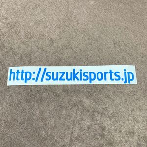 http://suzukisports.jp HP URL風　切り文字　ステッカー　シール　スズキ　スズキスポーツ　ドリ車　カスタムカー