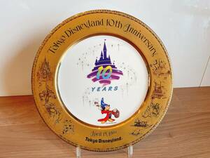 * праздник! фэнтези springs s*TDL Tokyo Disney Land 10 годовщина не продается ограничение plate . тарелка 1993 год вентилятор tajia Mickey *