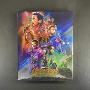 アベンジャーズ ／インフィニティ・ウォー　スチールブック 3枚収納 海外版 希少品 中古