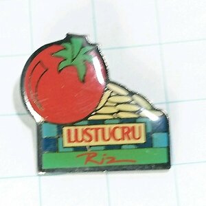送料無料)LUSTUCRU トマト フランス輸入 アンティーク PINS ピンズ ピンバッジ クリップ A12376