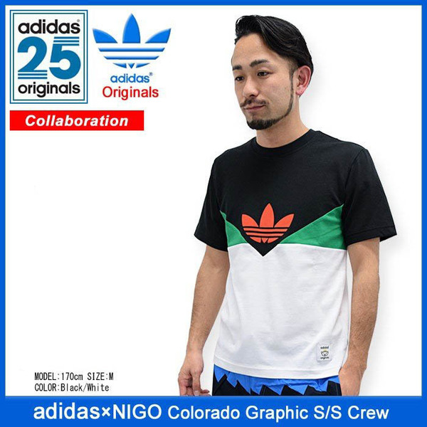 美品 adidas Originals × NIGO アディダスオリジナルス コロラド グラフィックロゴ Tシャツ M