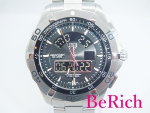  TAG Heuer Aquaracer Chrono timer 300M waterproof CAF1010.BA0821 men's wristwatch black black face [ used ][ free shipping ] sb681