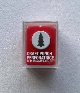 カーラクラフト　クリスマスツリー　モミの木　クリスマス　スモールサイズ　CP-1　クラフトパンチ　廃番　レア　未開封