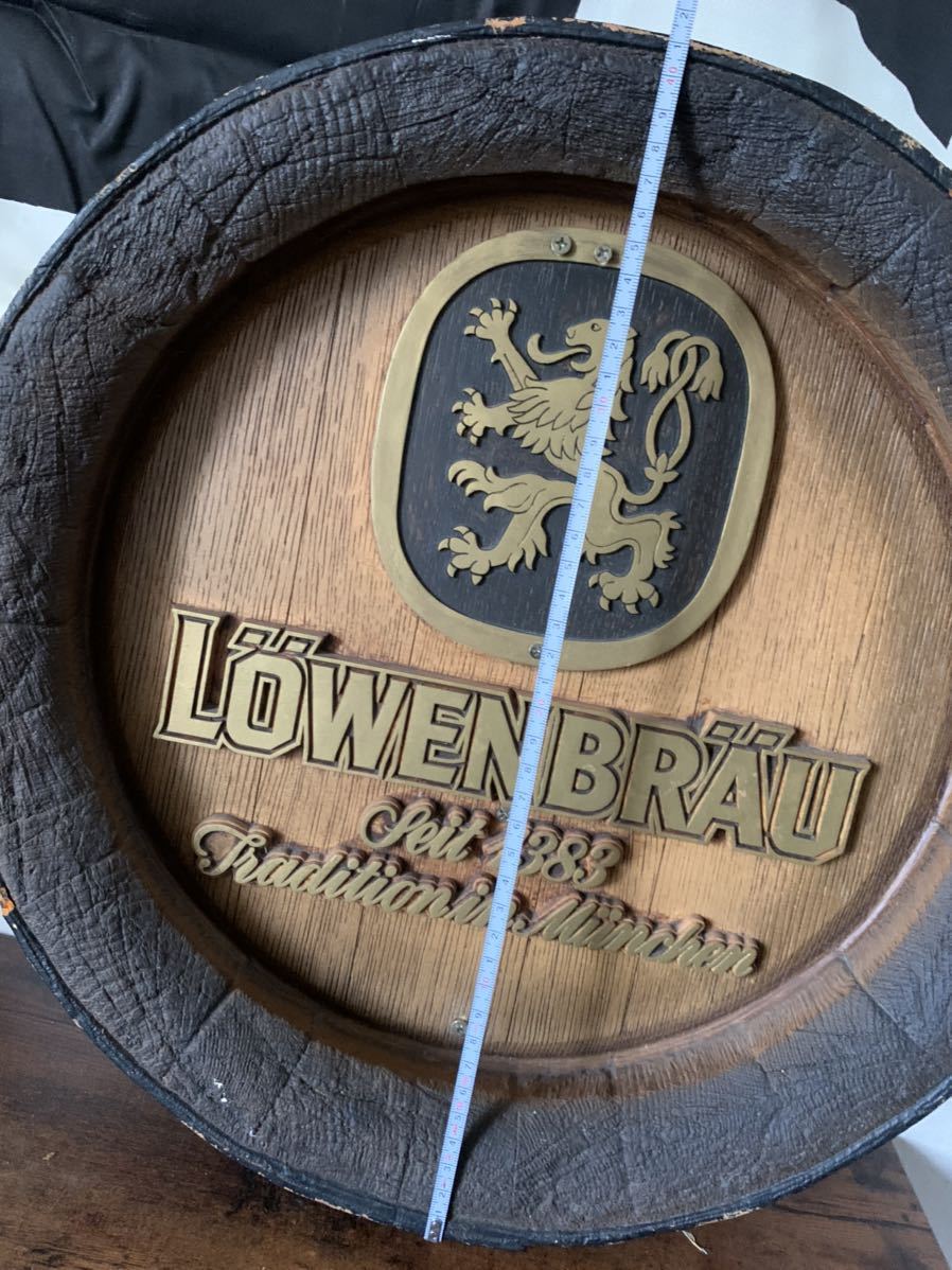 LOWENBRAU ローベンブロイ 吊り看板 ディスプレイ サイン-