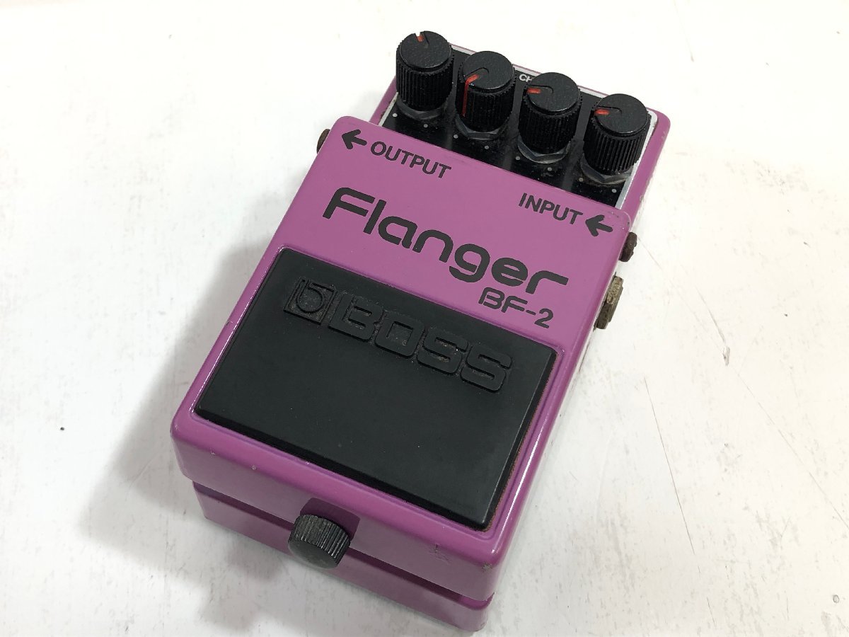 大幅値下/メール便OK/日本製 Flanger BOSS 【極希少銀ネジ】 BF-2 動作