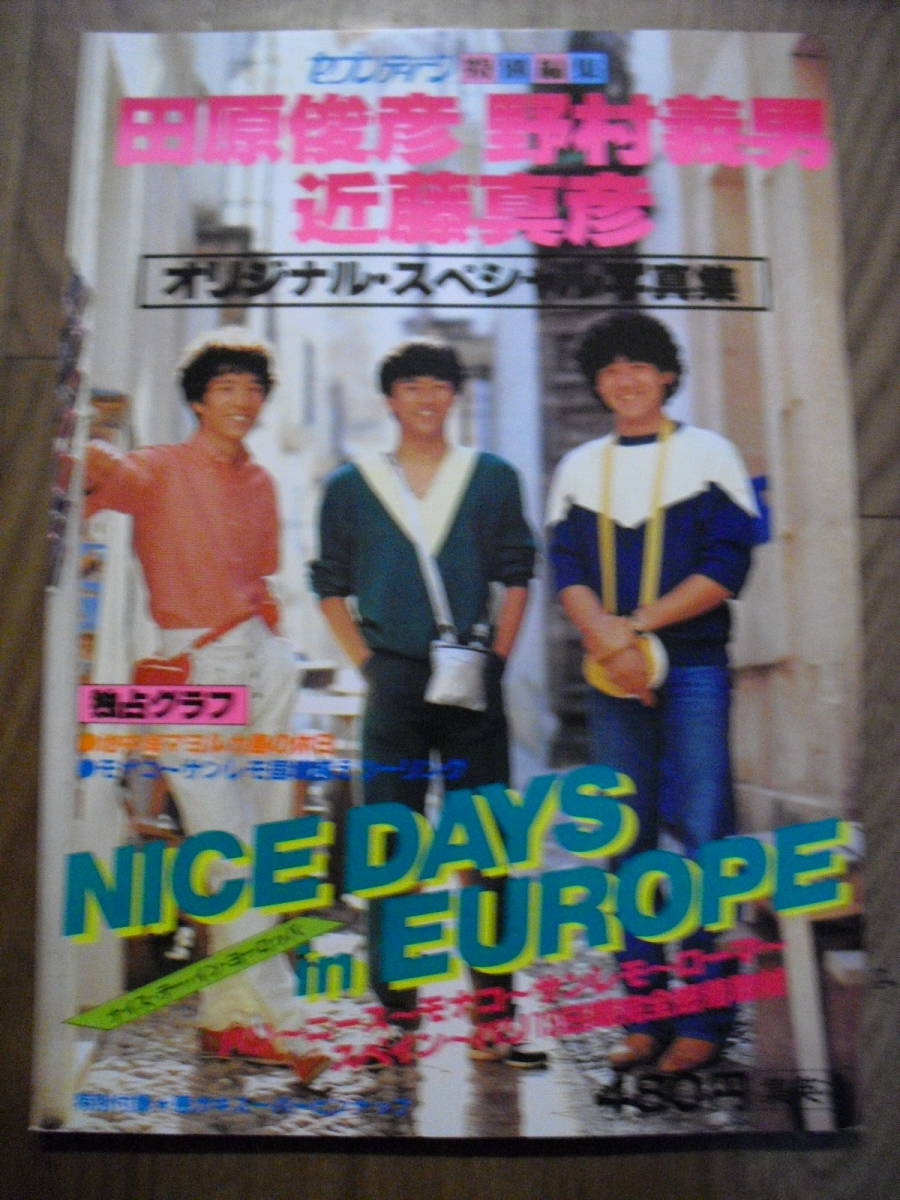 Toshihiko Tahara Yoshio Nomura Masahiko Kondo Seventeen Special Edition Original Special Photo Collection Nice Day in Europe 1988 Erstausgabe, ta-Linie, Toshihiko Tahara, Andere