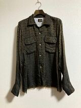 【美品】 Needles ニードルス GL110 Cut Off Bottom Classic Shirt カットオフボトム クラシック シャツ S トラック パンツ ジャケット_画像2