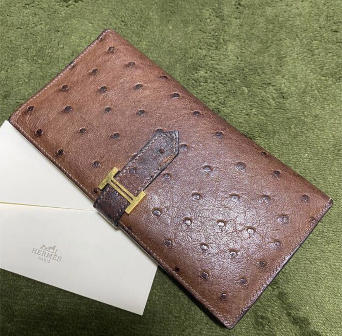 ヤフオク! -「エルメス オーストリッチ 財布」の落札相場・落札価格