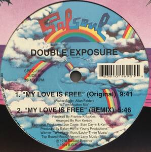 Frankie Knackles リミックス★Double Exposure /Ten Percent / My Love Is Free 12inch